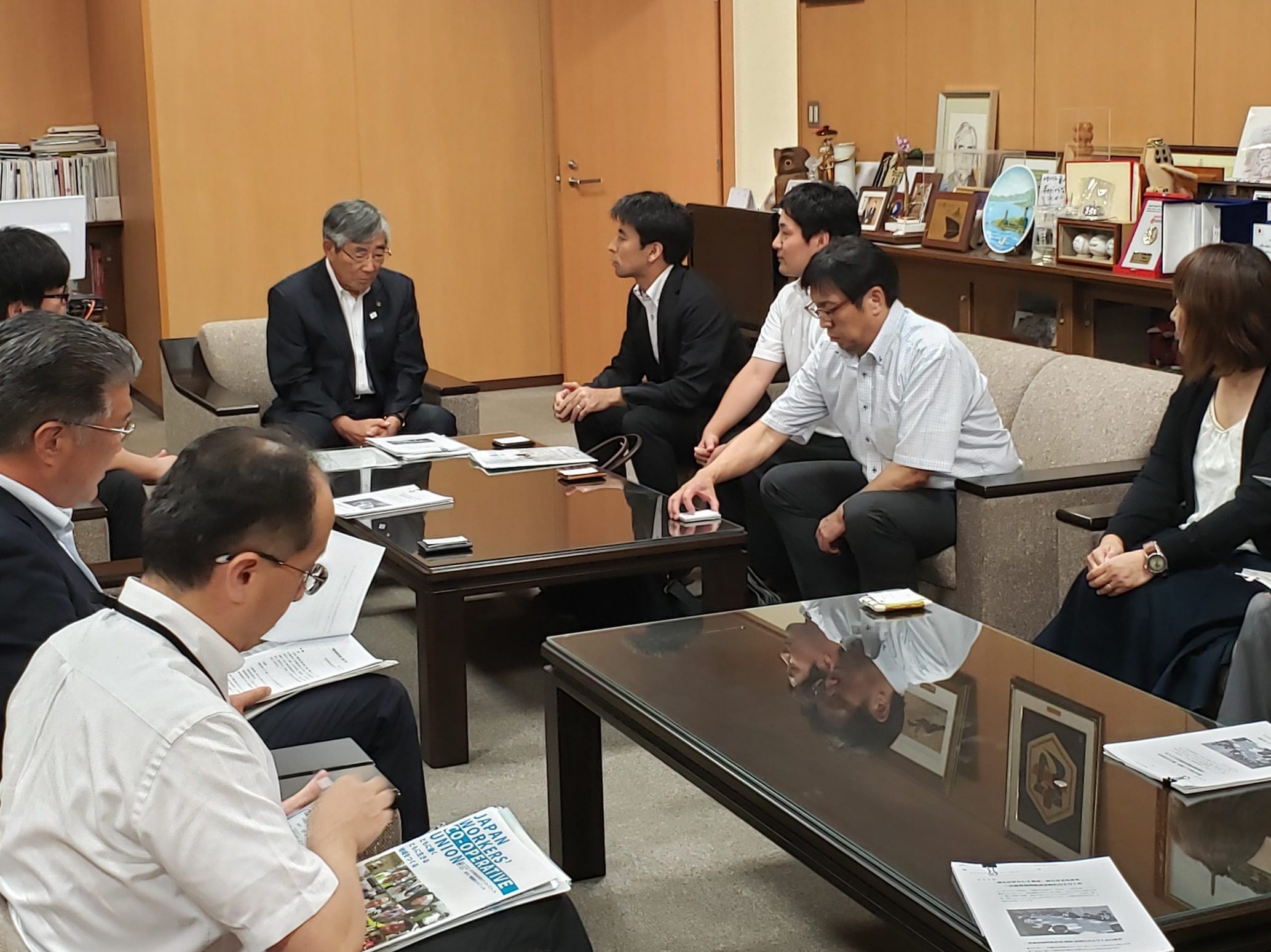 協同労働全国に、各地で首長懇談