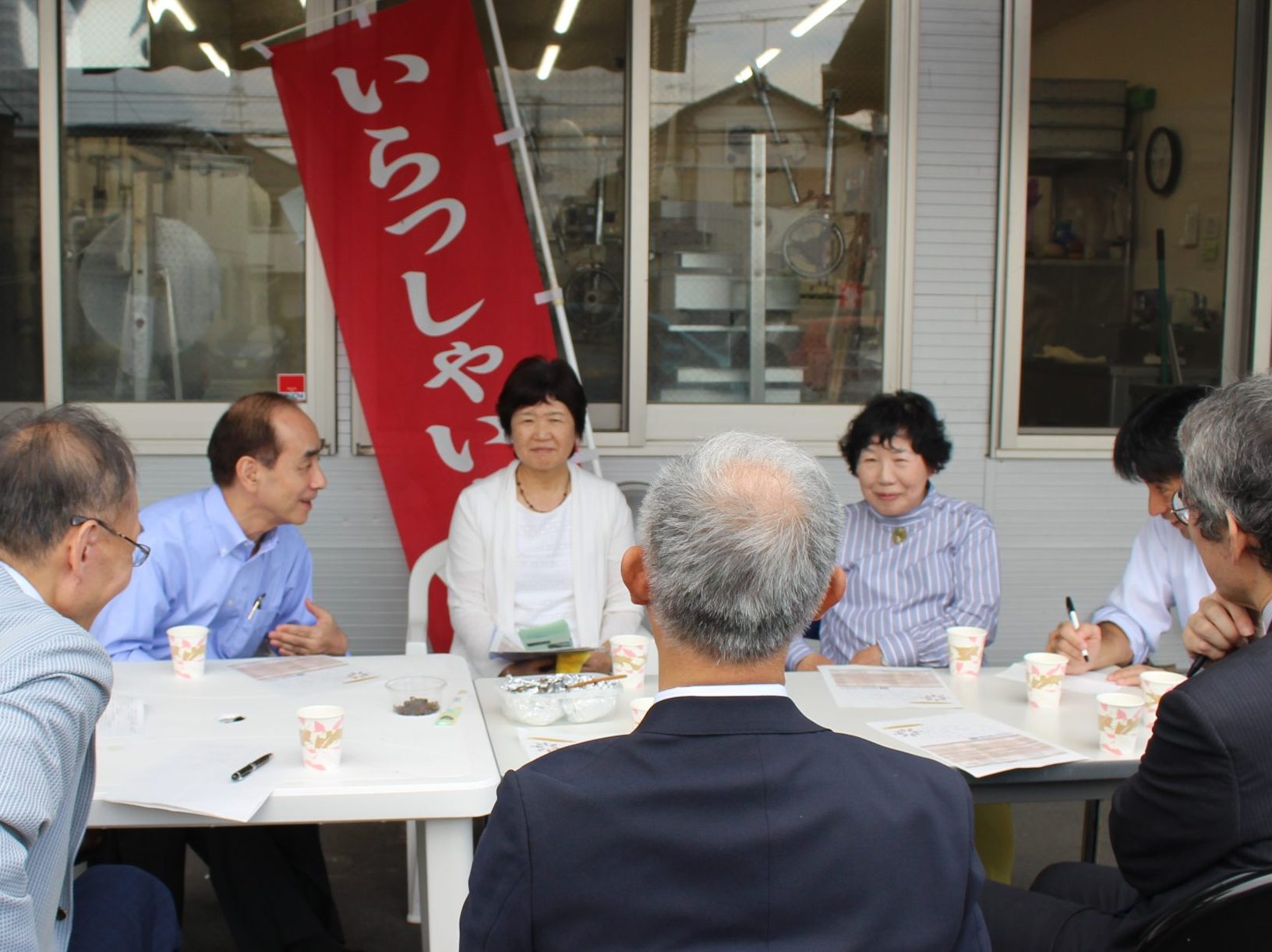 日本生協連本田会長、ＪＣＡ青竹、藤井常務ら深谷地福など視察