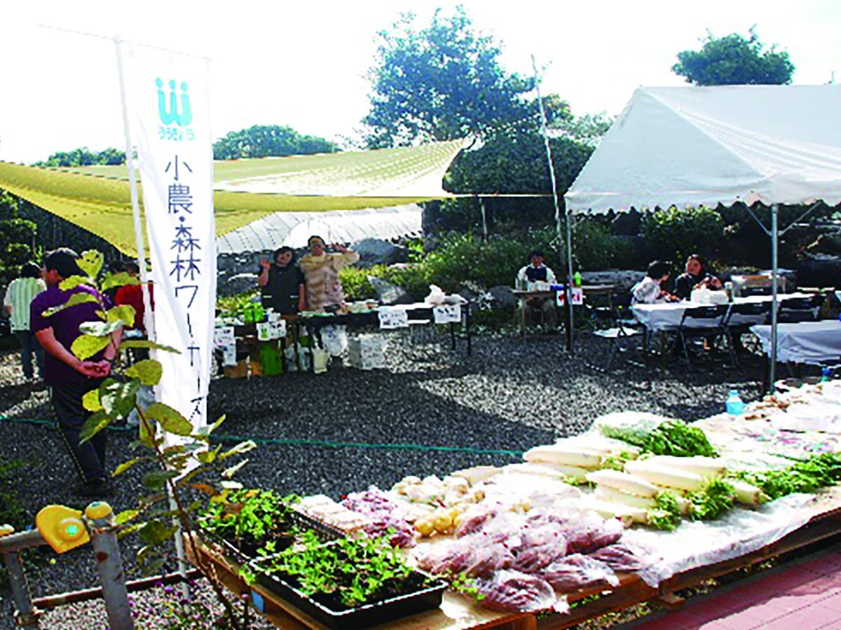 鹿児島・鹿屋　九州沖縄 小農・森林PJ秋の収穫祭　８カ所の50品目が一堂に