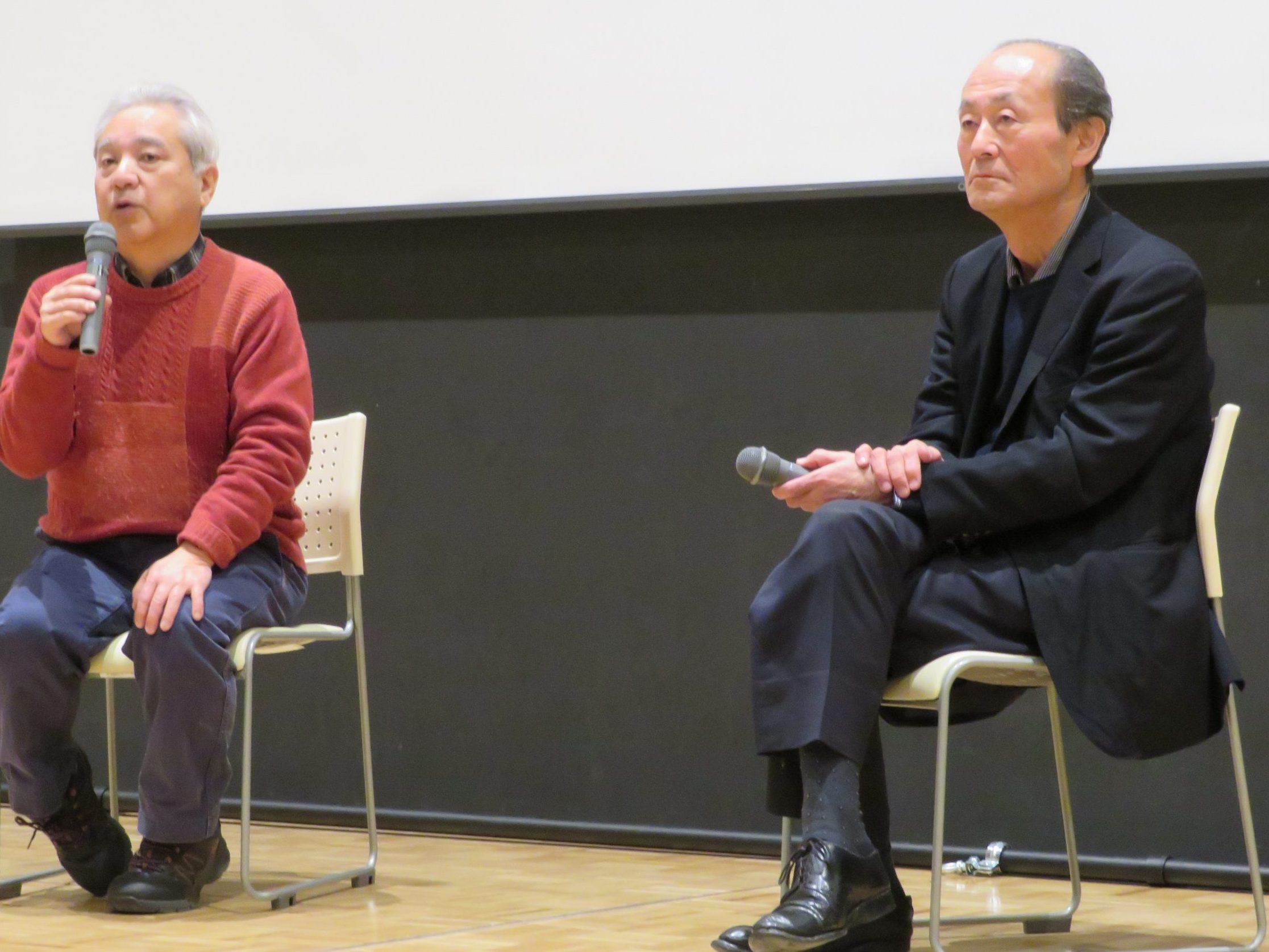 映画Workers被災地に起つ　みやこ映画生協のエイゾウサイで　舞台の大槌で上映