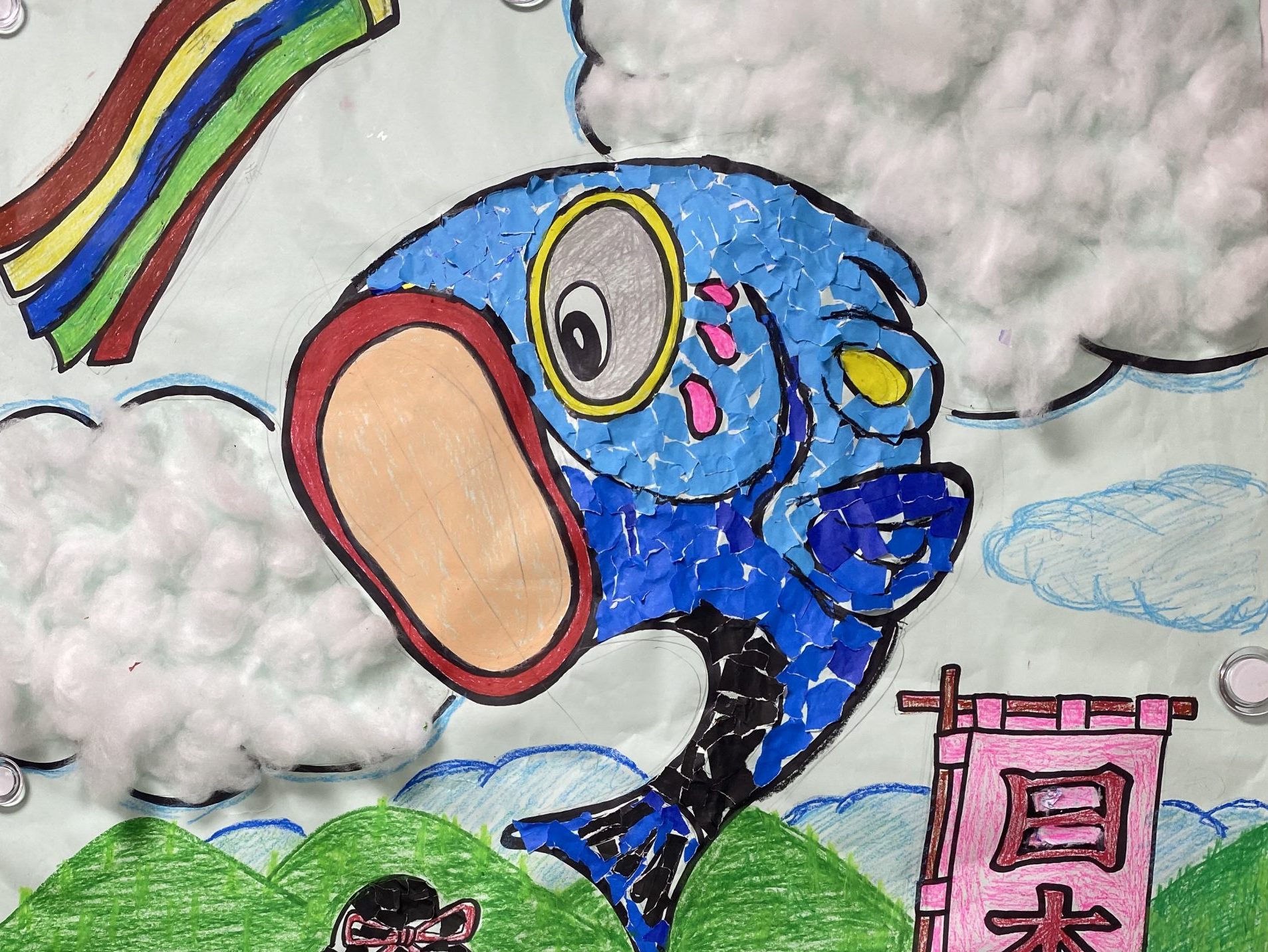 壁絵　千葉・習志野地域福祉事業所 ぬくもり　こどもの日　