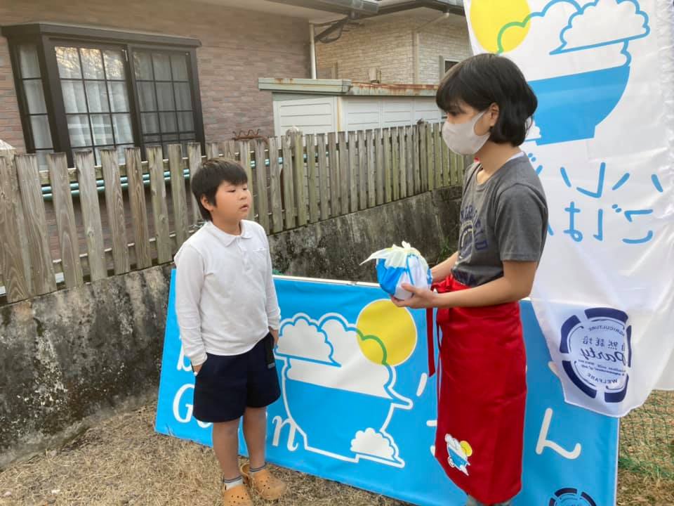 鹿児島・霧島　国分・ほのぼの　おいしいごはんで笑顔に 　自然栽培の野菜使って　おいしいごはんで笑顔に 弁当150個提供　