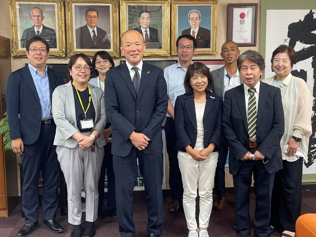 山陽事業本部　岡山県で市長懇談　笠岡市・井原市・赤磐市