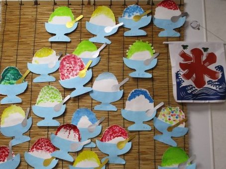 壁絵　千葉・習志野地域福祉事業所 ぬくもり　かき氷