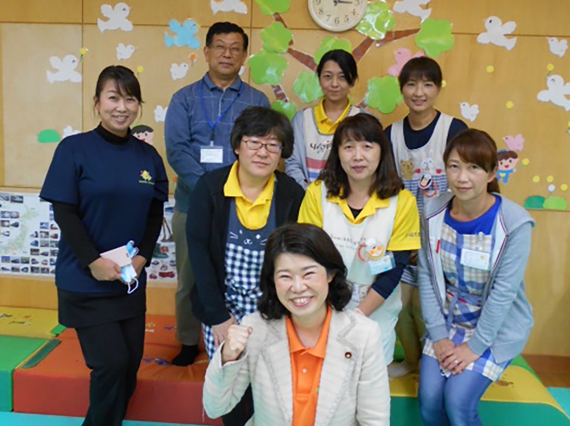茨城・つくばみらい市　国光衆院議員 児童館現場に  子ども食堂にも秘書が