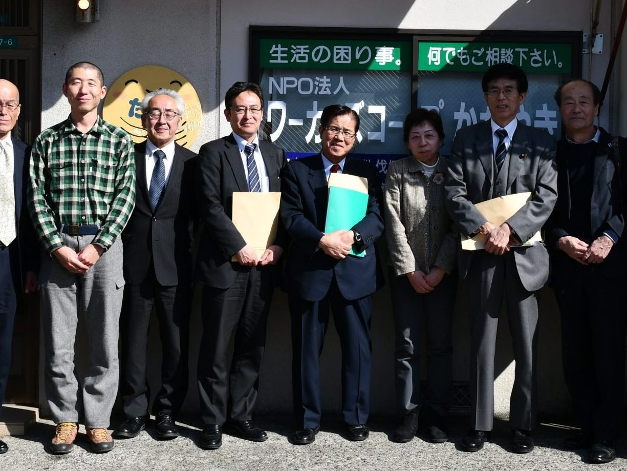 続報　協同組合振興研究議連が視察　長野高齢協ＮＰＯワーカーズかがやき