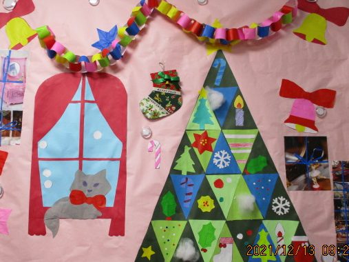 壁絵　千葉・習志野地域福祉事業所 ぬくもり　クリスマス