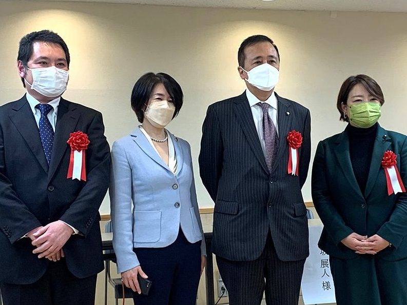都民ファ福島都議 第９回都政報告会　東京中央尾添本部長も 「こみっと」などの事例紹介