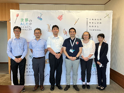 地域課題解決における協同組合の可能性に期待　五十嵐つくば市長、小野桶川市長と懇談