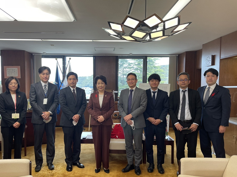 労協連古村理事長ら　吉村山形県知事と懇談