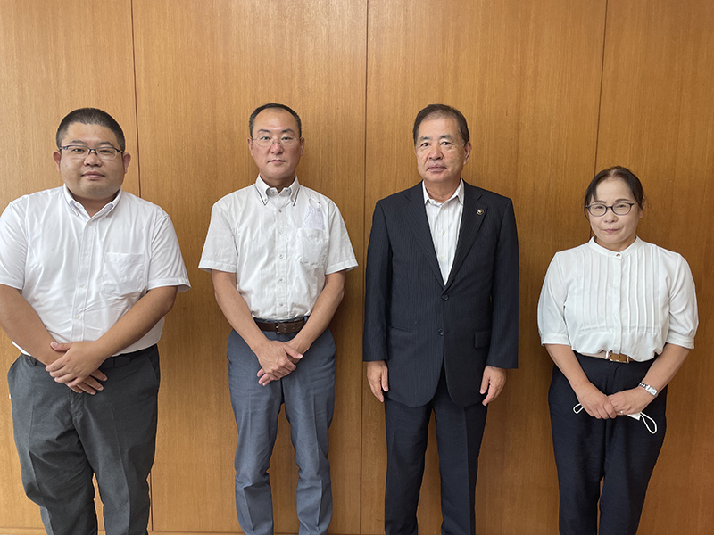 埼玉　子ども食堂や農業支援での活用も　河田羽生市長と懇談