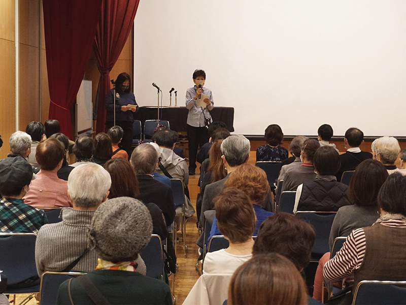 映画　医師 中村哲の仕事・働くということ　東京文京・根津上映会160人が来場　住民らが実行委員　定員超える来場者に、「次も開催しないと」