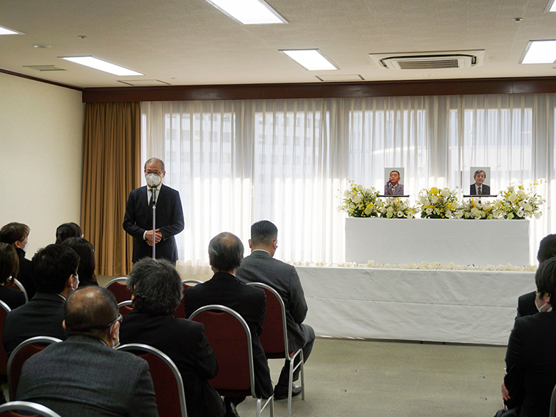 思い引き継ぐ「偲ぶ会」