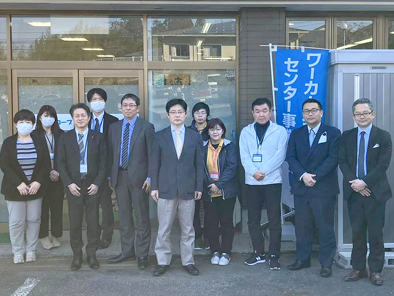大分・臼杵　吉田副知事　就B「なのはなクラブ」視察　「地域包括ケア、地域創生に役立つ制度」