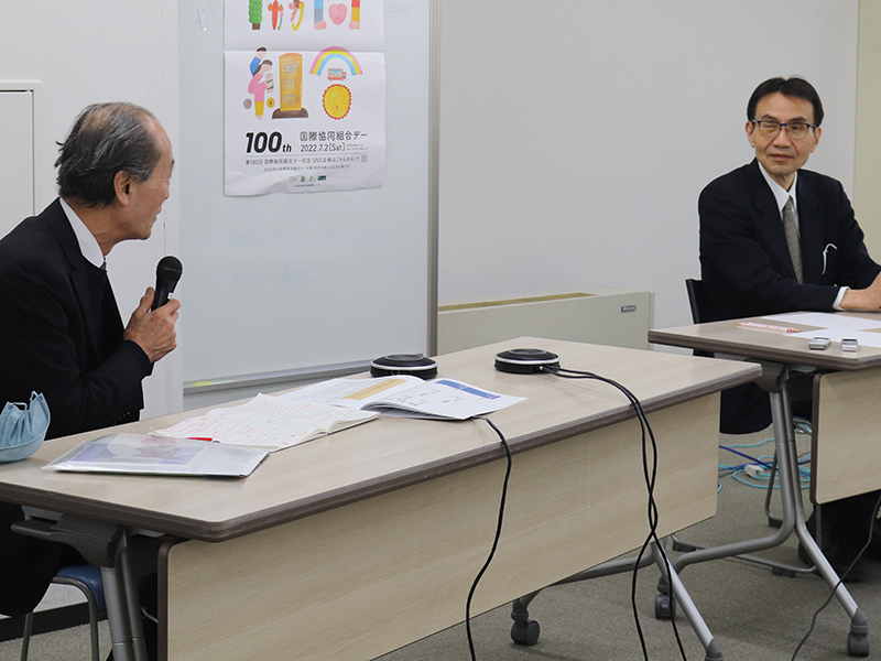 労働者協同組合法と労協運動の展望　衆議院法制局　奥　克彦さん　労協連名誉理事　永戸祐三さん
