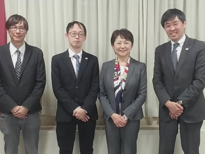 埼玉　行田邦子行田市長と成田本部長ら懇談　「市報ぎょうだ」で学習会など市民に周知へ