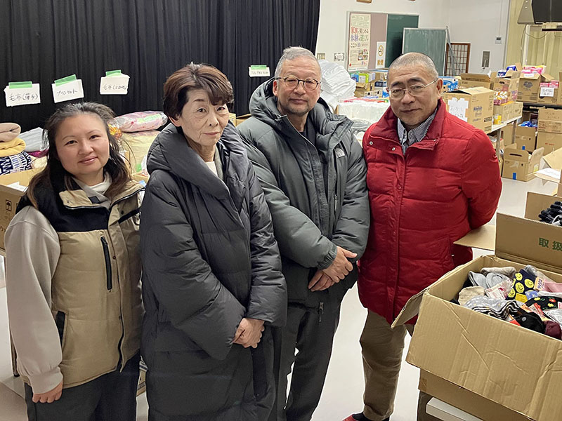 能登半島地震　センター石川 松任青少年宿泊研修センター　入浴対応、物資提供など避難所として
