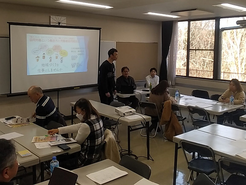 埼玉西南　コミュニティあさかが「勉強会」 協力依頼受けワーカーズが労協を説明