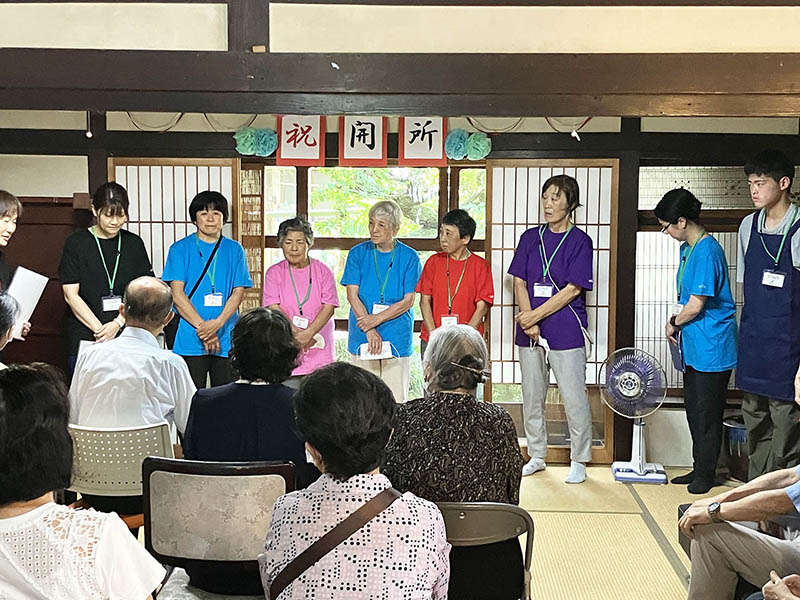 広島・呉　就Ｂ事業所ＷＩＴＨ　センター・呉地域福祉○△□（まるさんかくしかく）が開所　健康体操教室で出会った10人が立ち上げ来年20周年　人と触れ合い集うことで元気になる場所つくりたい