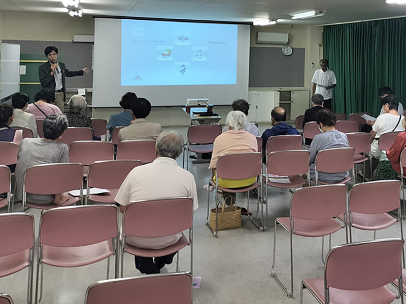 映画　「医師 中村哲の仕事・働くということ」　埼玉・上尾 尾山台団地　団地で継続上映、懇談会　「子どもに観てほしい」　盆踊りでチラシ、夏休みに上映