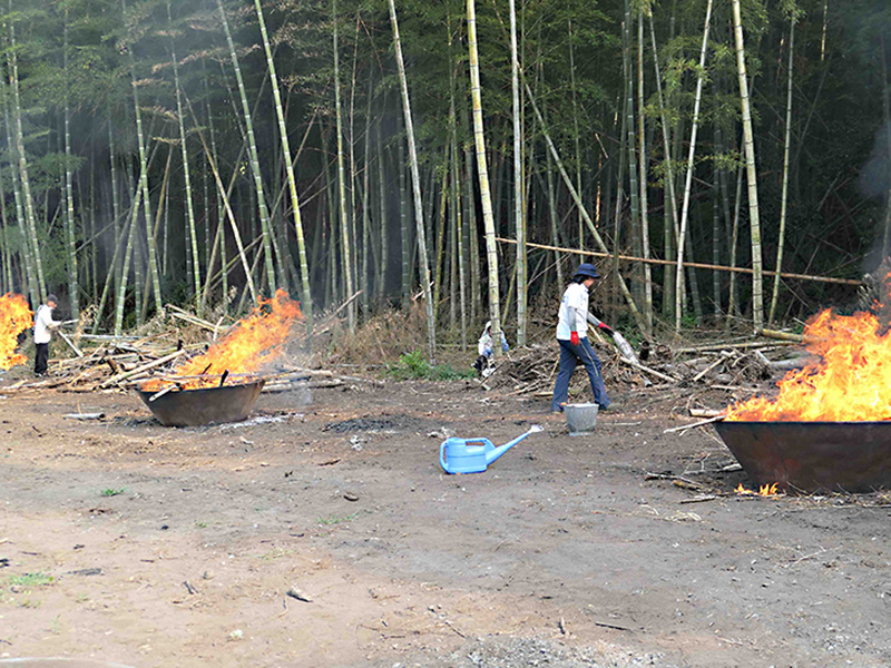 鹿児島・大崎町　センター事業団　伊藤剛さんが体験談　日向灘地震に遭遇　竹林整備で炭焼き中、1分近くの揺れ　役場周辺では家や塀崩れる