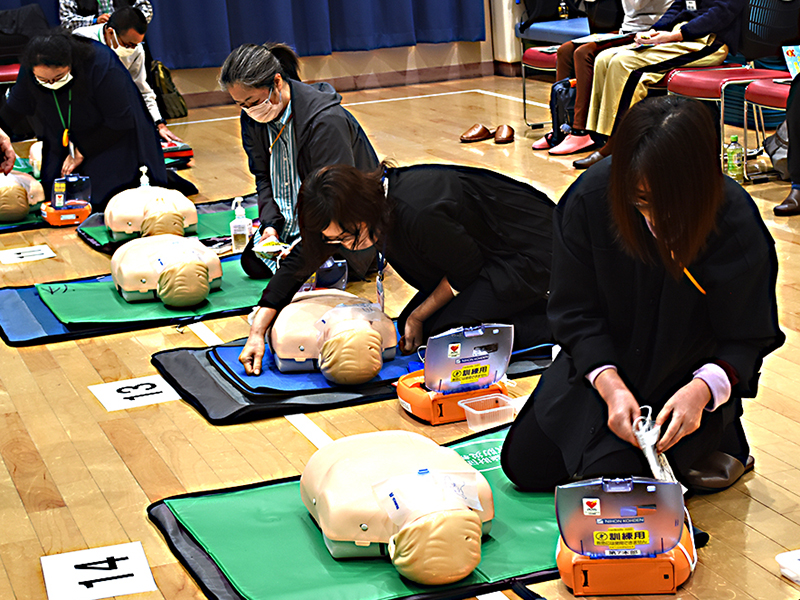 センター 東京東部　深川みなも地福　3現場合同で　普通救命講習に29人