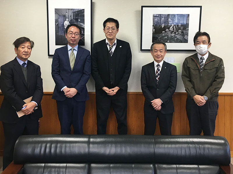 鳥取・若桜町上川町長と懇談　「協力隊」募集にぜひ力を借りたい
