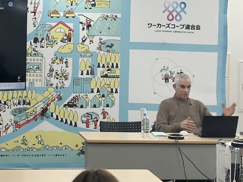 社会連帯ＴＯＫＹＯ　元イスラエル軍兵士ネフセタイさん講演　武器やゆがんだ教育を許してはダメ