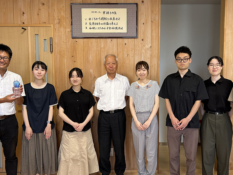 センター事業団　全国事務局員候補研修　25年度新入団研修生が自治体首長と懇談　栃木　塩谷町見形町長「まちづくりにはストーリーを」