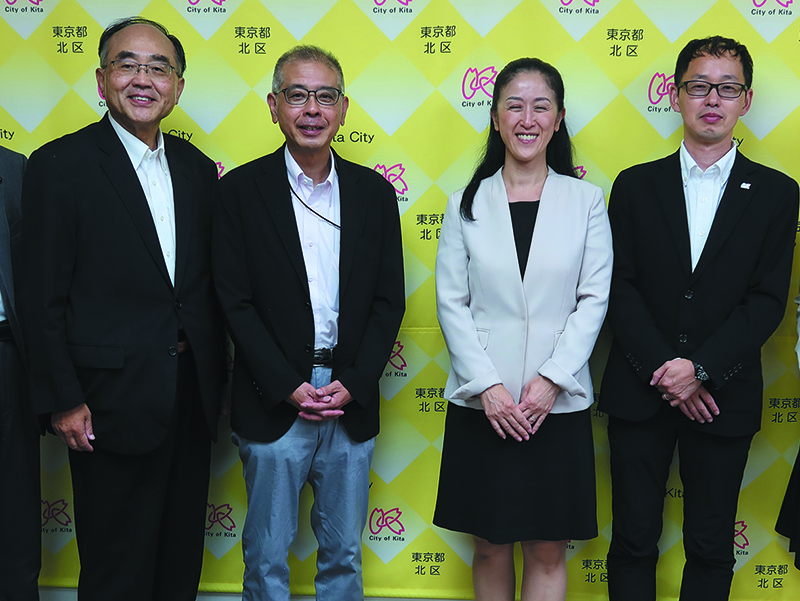 東京北部　北区・山田区長を表敬訪問　持続可能性ある労協は区の活力に