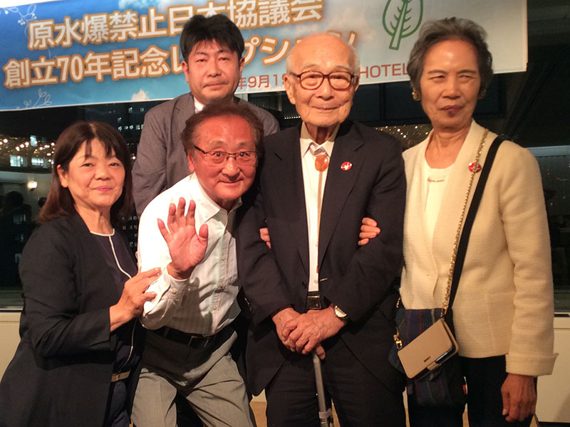 日本社会連帯機構　日本原水協「創立70周年記念レセプションに」参加　非戦・非核、平和の誓いを新たに