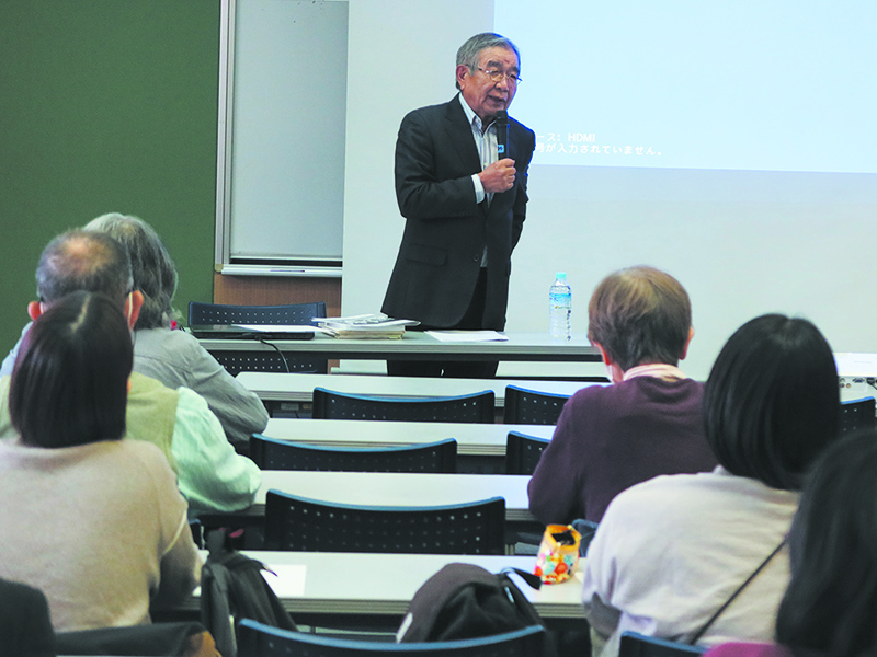 埼玉県和光市児発センター「やまぼうし」　大東大名誉教授太田政男さん「講演会」　子どもの発達、成長支える“連絡会”設立に向け　「子どもが笑えば地域が笑う、 地域で結べば子どもが育つ」