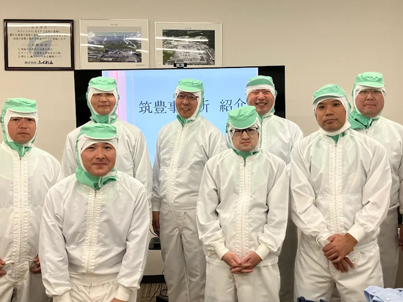 福岡・ふくれん宮田工場業務を受託するセンター“筑豊事業所”で　物流リーダー 現場見学と会議