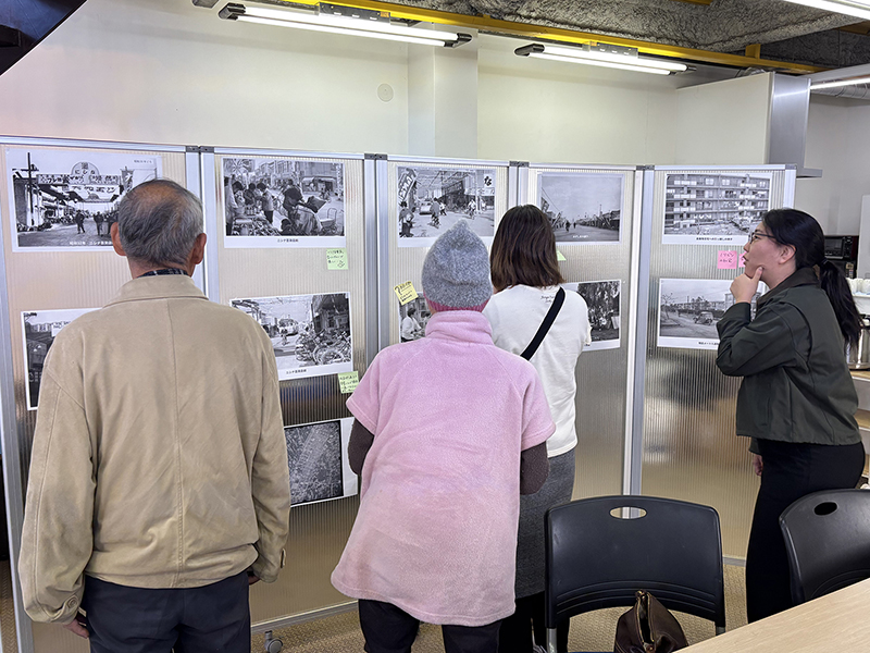 岡山倉敷　センター・みずたま事業所　事務所で街の歴史振り返る写真展