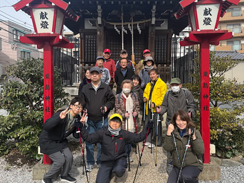 東京中央事業本部　ポールdeウォーク首都圏小さな旅　医師会と共催　地域との協同にこだわって　