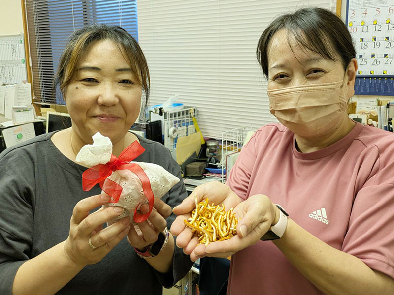 北東北　もったいない×もったいない　みかんの皮で匂い袋、クリーンキラー空きバッグも